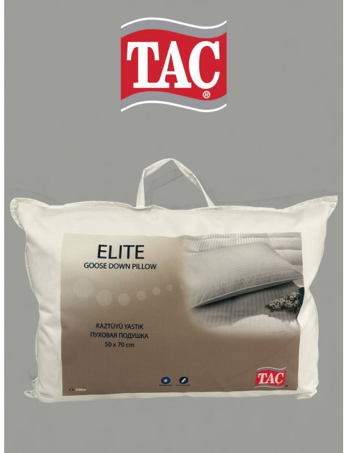 Подушка TAC Elite Из гусиного пера 50х70 см